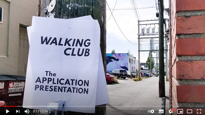 Walking Club Video